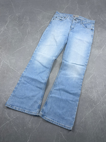 Y2K Bootcut Jeans Damen