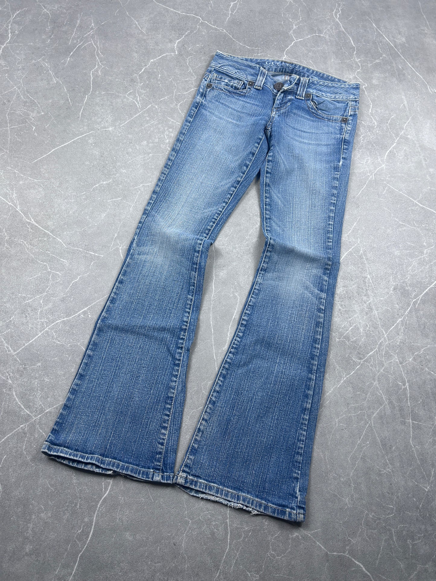 Y2K Bootcut Jeans Damen