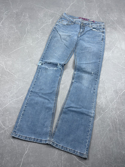 Y2K Bootcut Jeans Damen