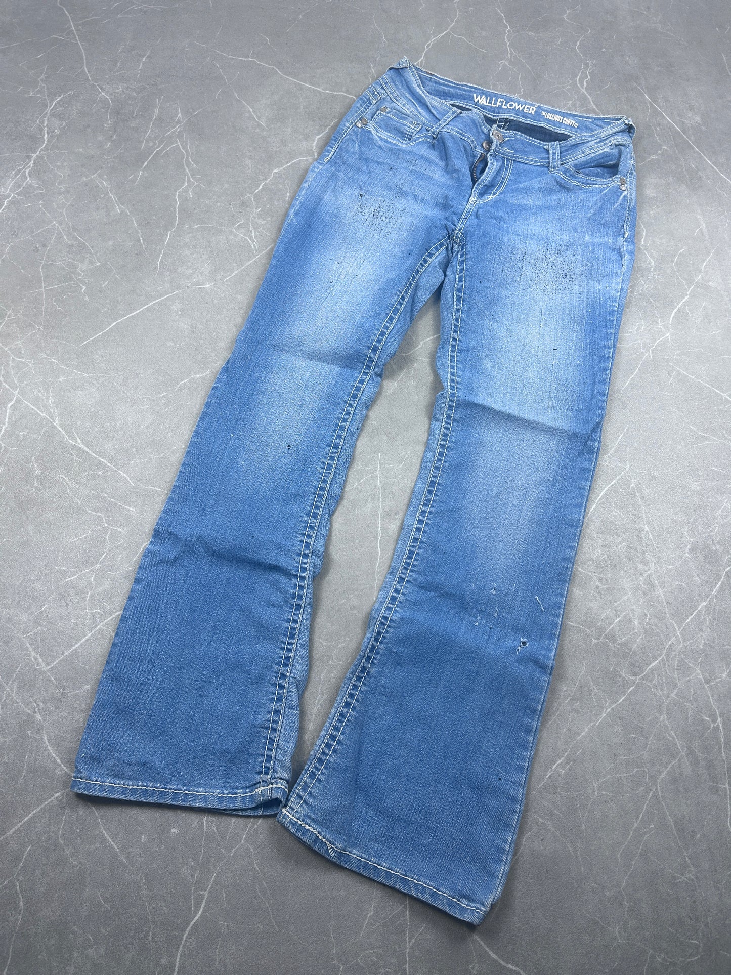 Y2K Bootcut Jeans Damen