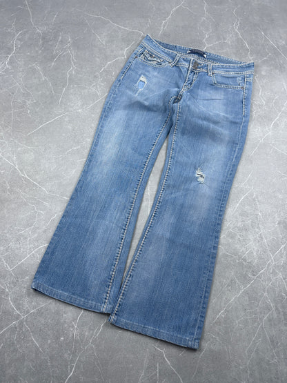 Y2K Bootcut Jeans Damen