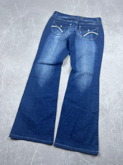 Y2K Bootcut Jeans Damen