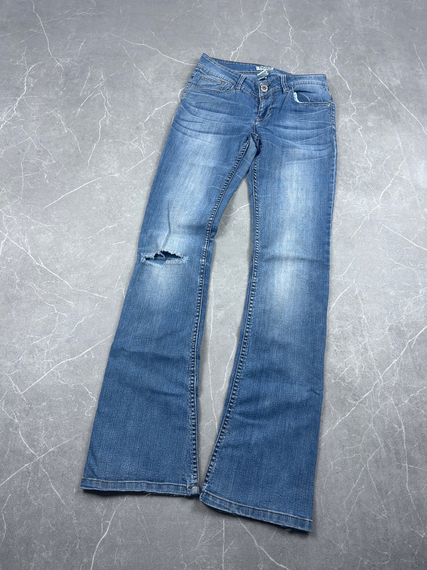 Y2K Bootcut Jeans Damen