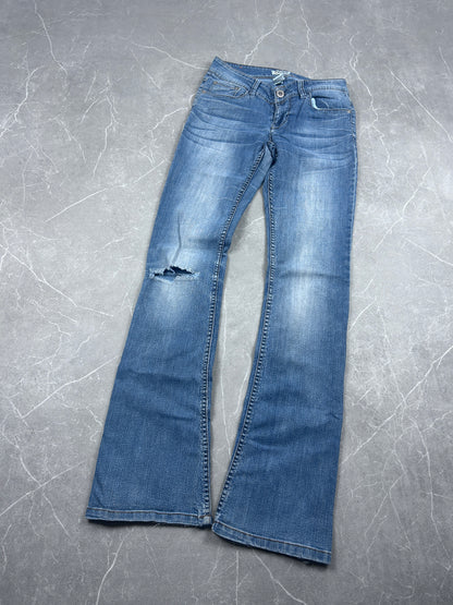 Y2K Bootcut Jeans Damen