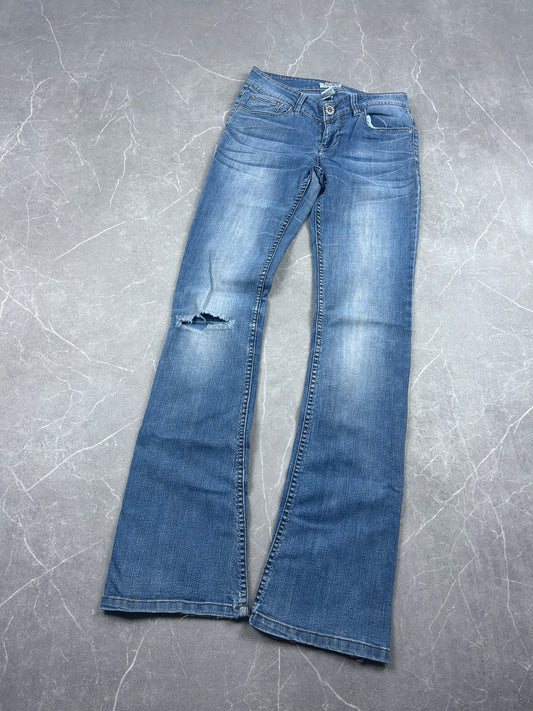 Y2K Bootcut Jeans Damen