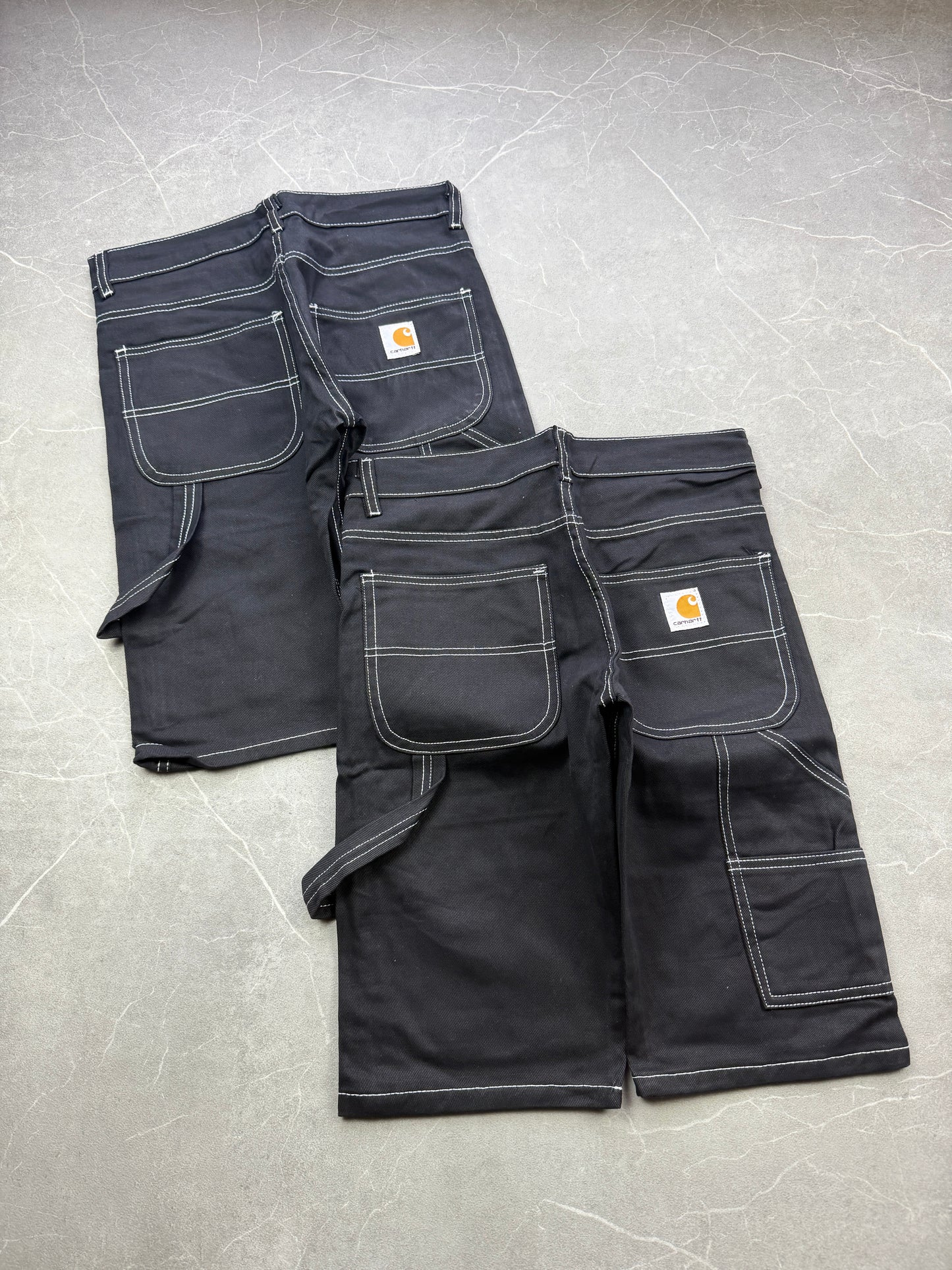 Carhartt Rework Style Shorts Schwarz Herren