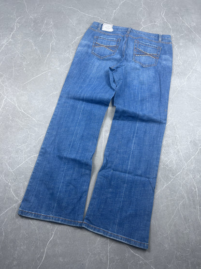 Y2K Bootcut Jeans Damen