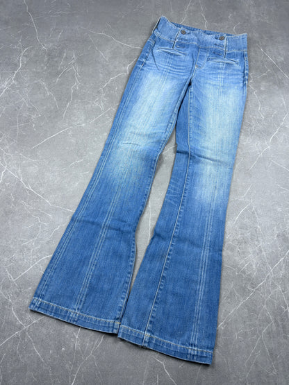 Y2K Bootcut Jeans Damen