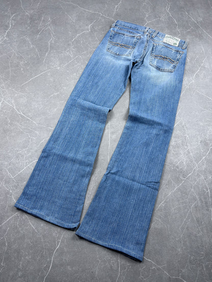 Y2K Bootcut Jeans Damen