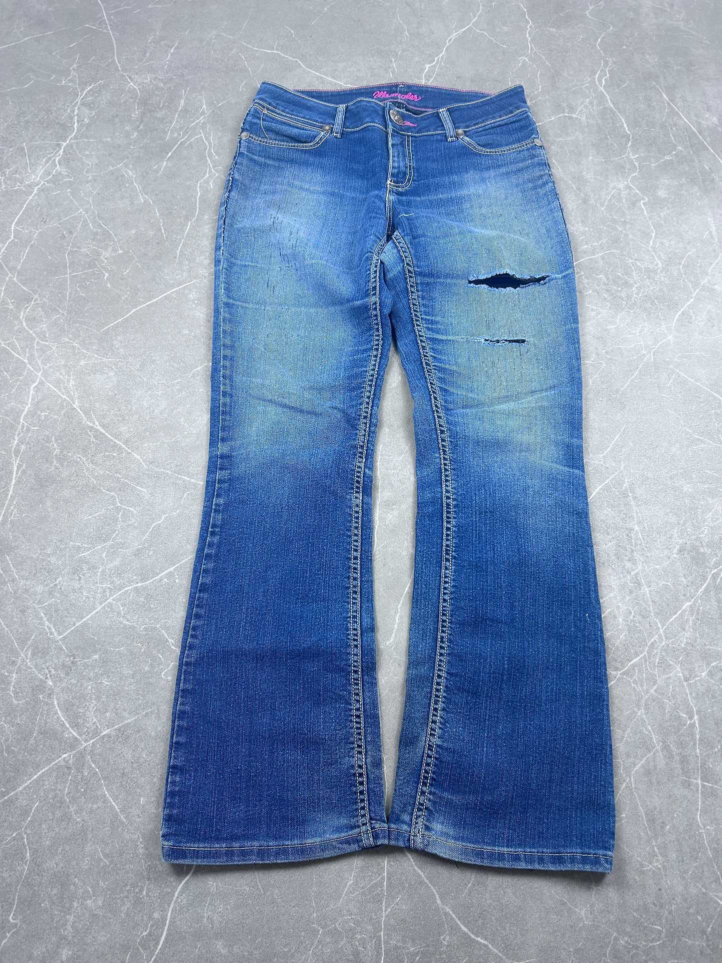 Y2K Bootcut Jeans Damen