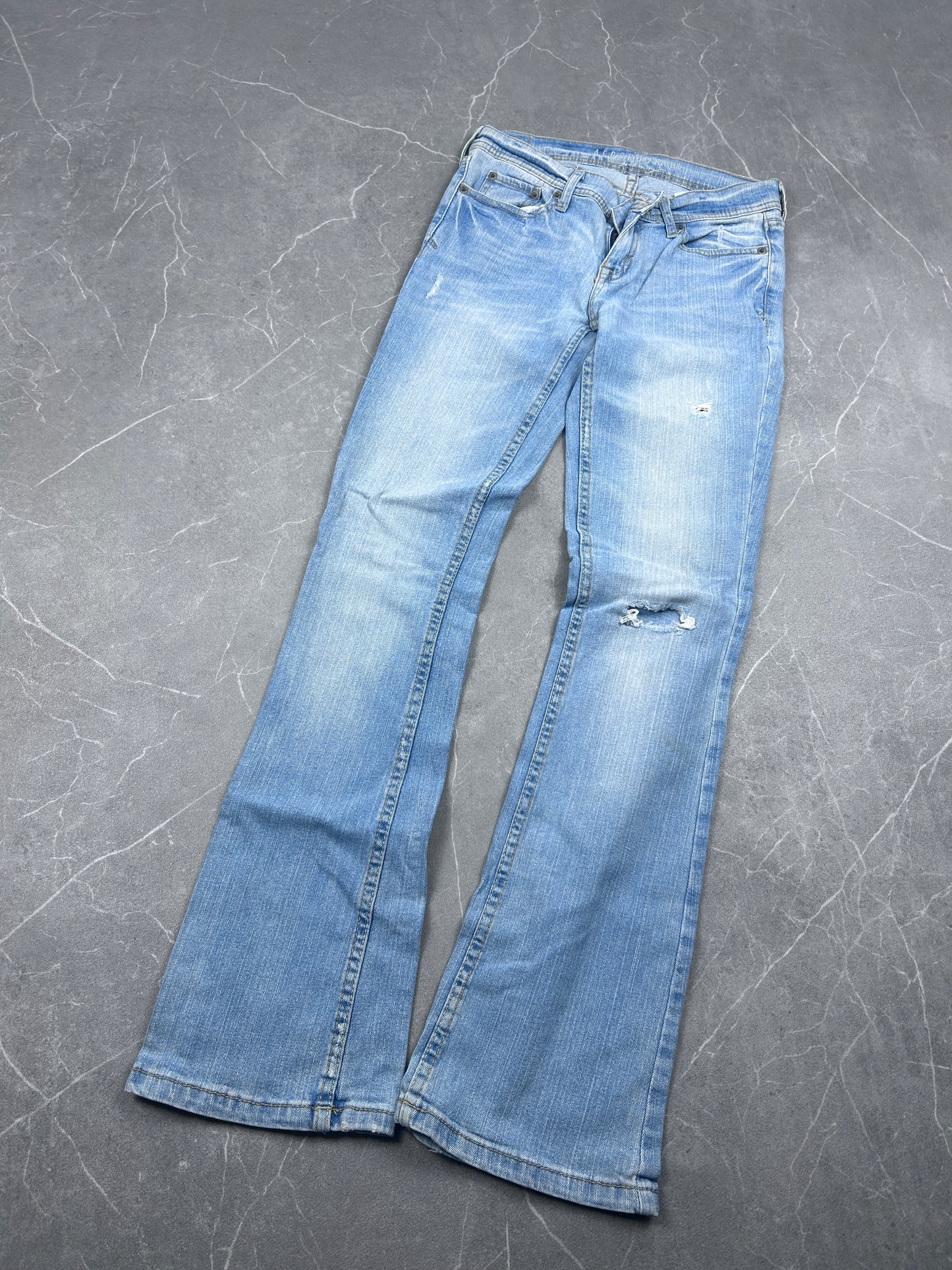 Y2K Bootcut Jeans Damen