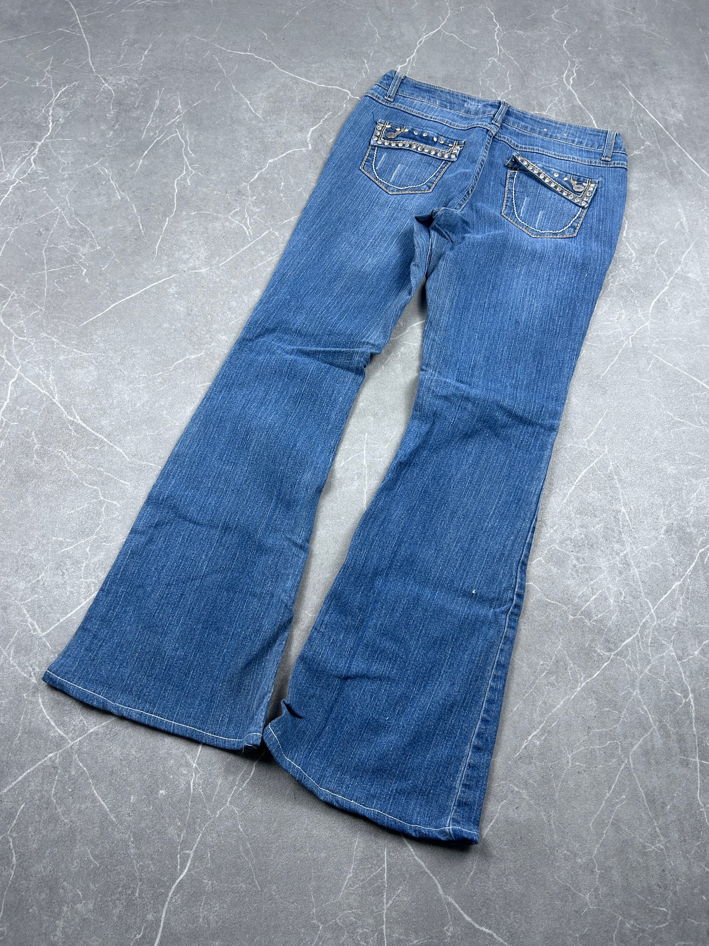Y2K Bootcut Jeans Damen