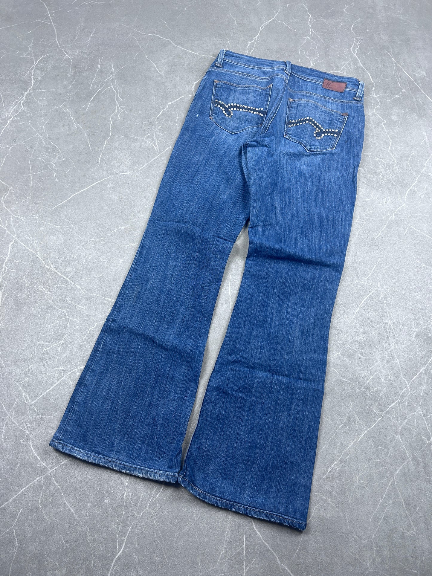 Y2K Bootcut Jeans Damen
