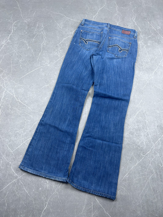 Y2K Bootcut Jeans Damen