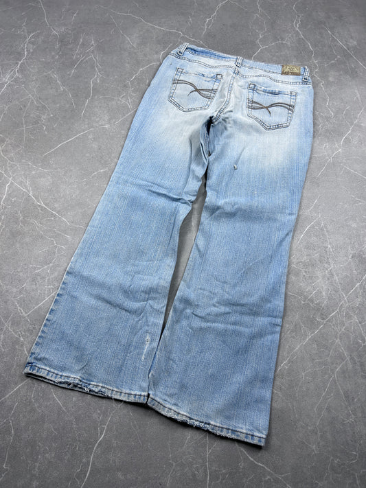 Y2K Bootcut Jeans Damen