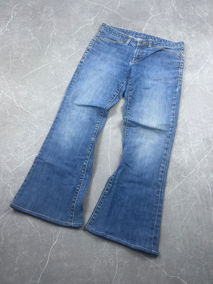 Y2K Bootcut Jeans Damen