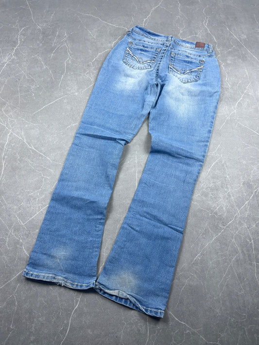 Y2K Bootcut Jeans Damen