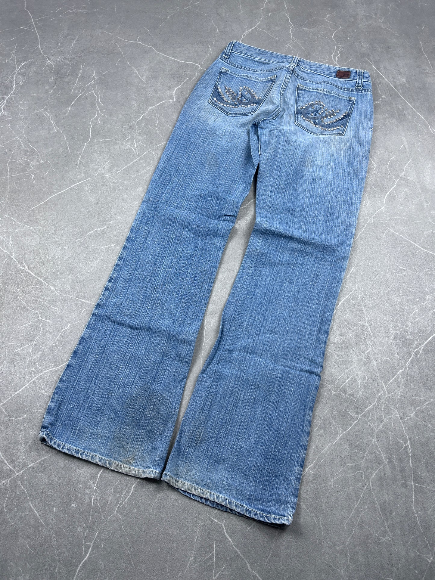Y2K Bootcut Jeans Damen