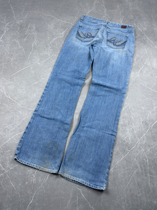 Y2K Bootcut Jeans Damen