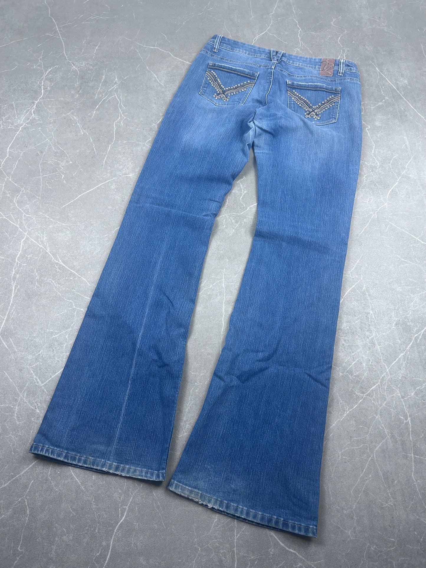 Y2K Bootcut Jeans Damen
