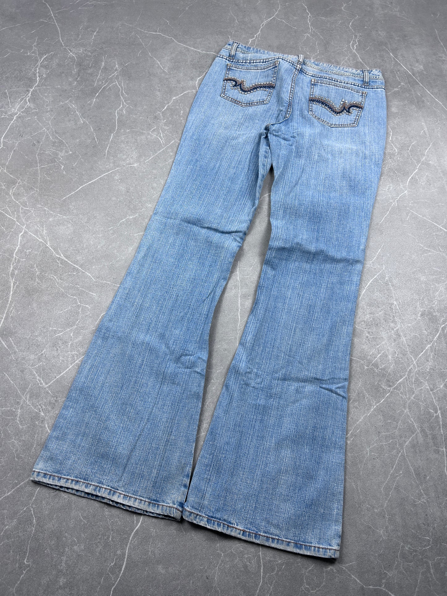 Y2K Bootcut Jeans Damen