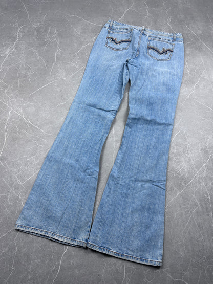 Y2K Bootcut Jeans Damen