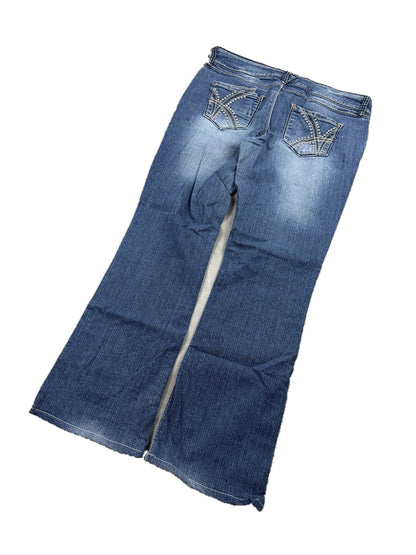 Y2K Bootcut Jeans Damen