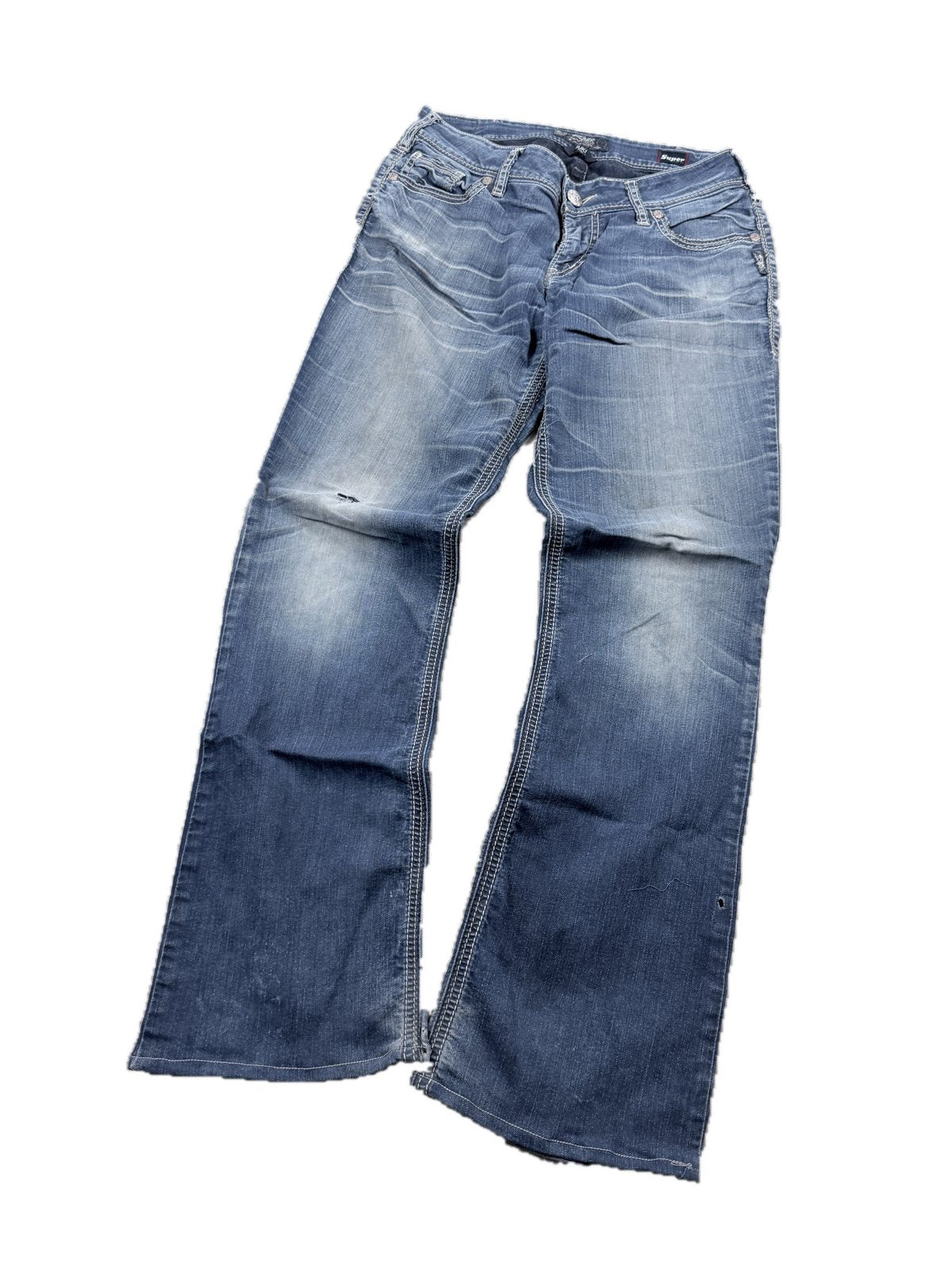 Y2K Bootcut Jeans Damen