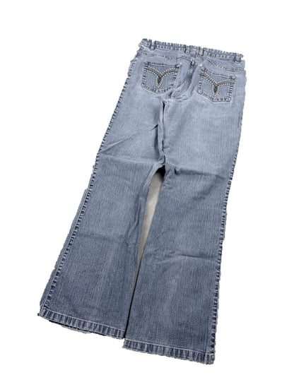 Y2K Bootcut Jeans Damen