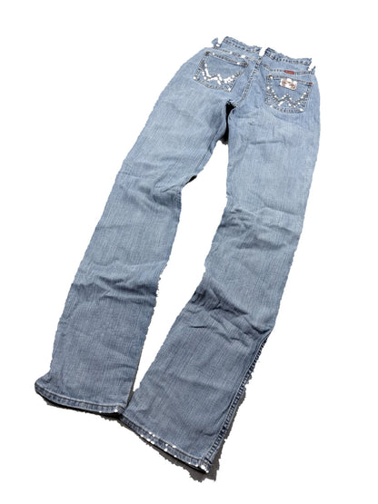 Y2K Bootcut Jeans Damen Rückseite