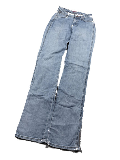 Y2K Bootcut Jeans Damen Vorderseite