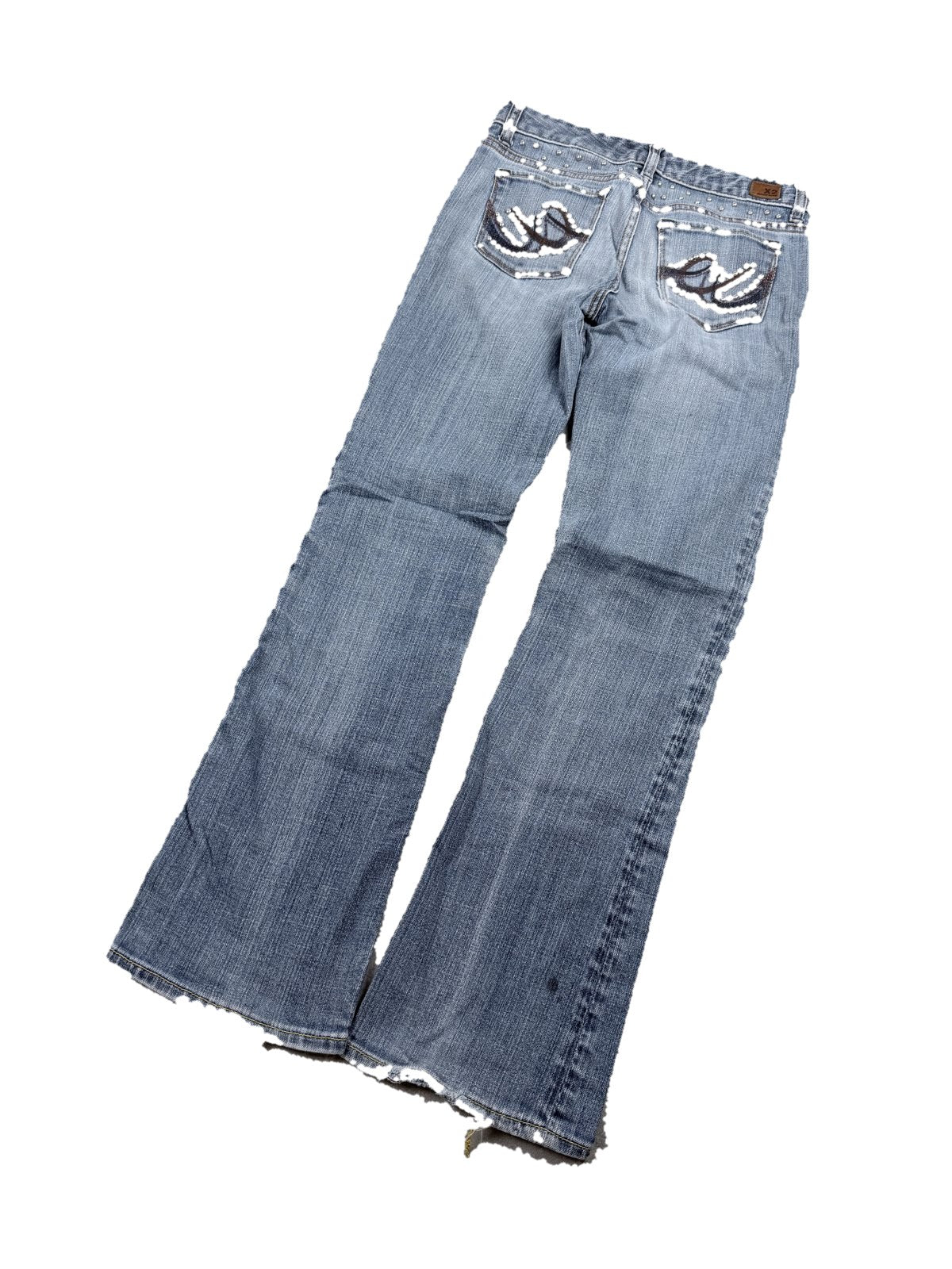 Y2K Bootcut Jeans Damen Rückseite