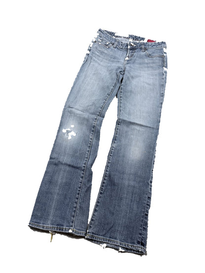 Y2K Bootcut Jeans Damen Vorderseite
