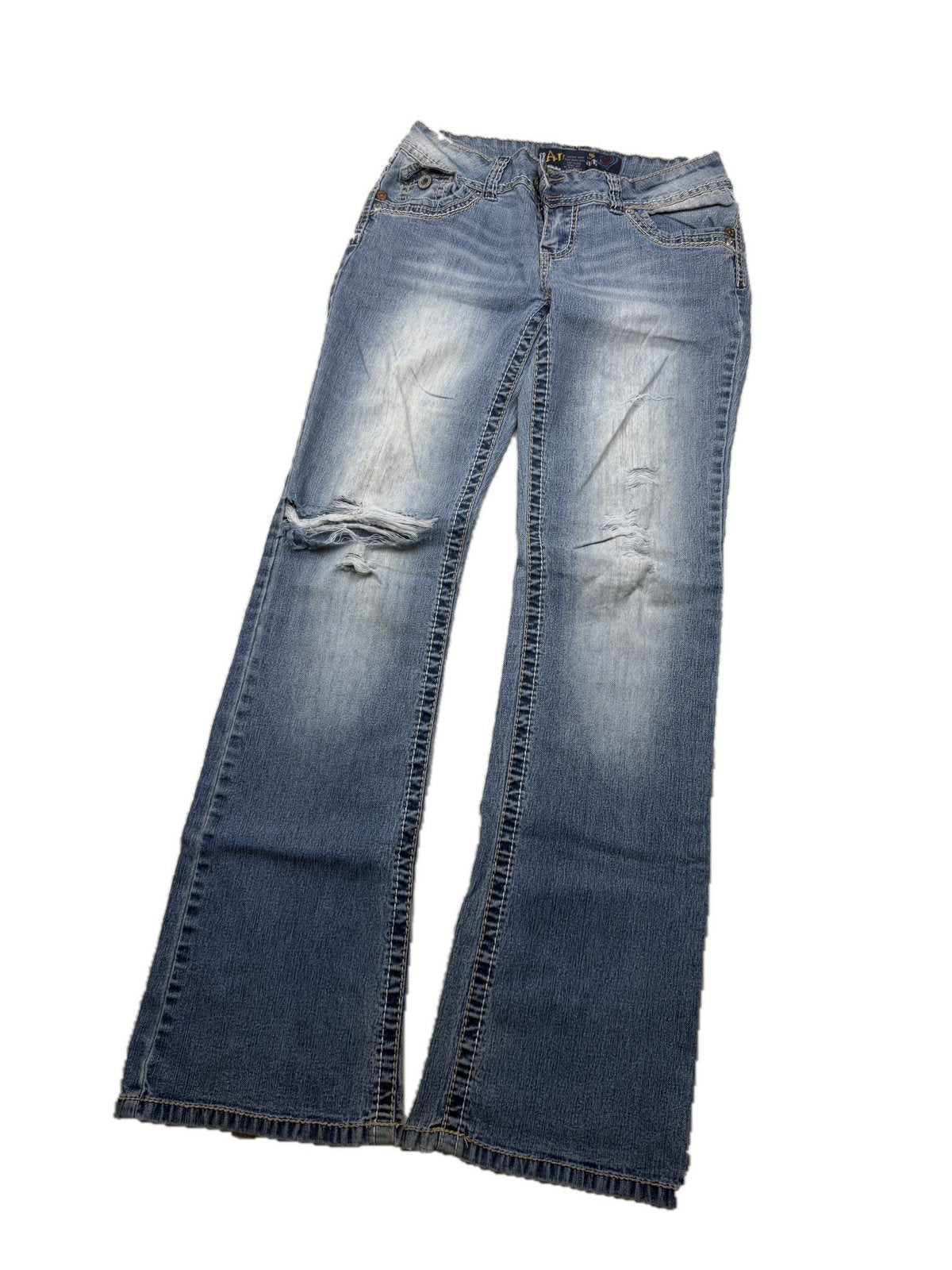 Y2K Bootcut Jeans Damen