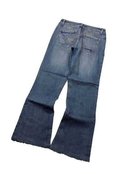 Y2K Bootcut Jeans Damen
